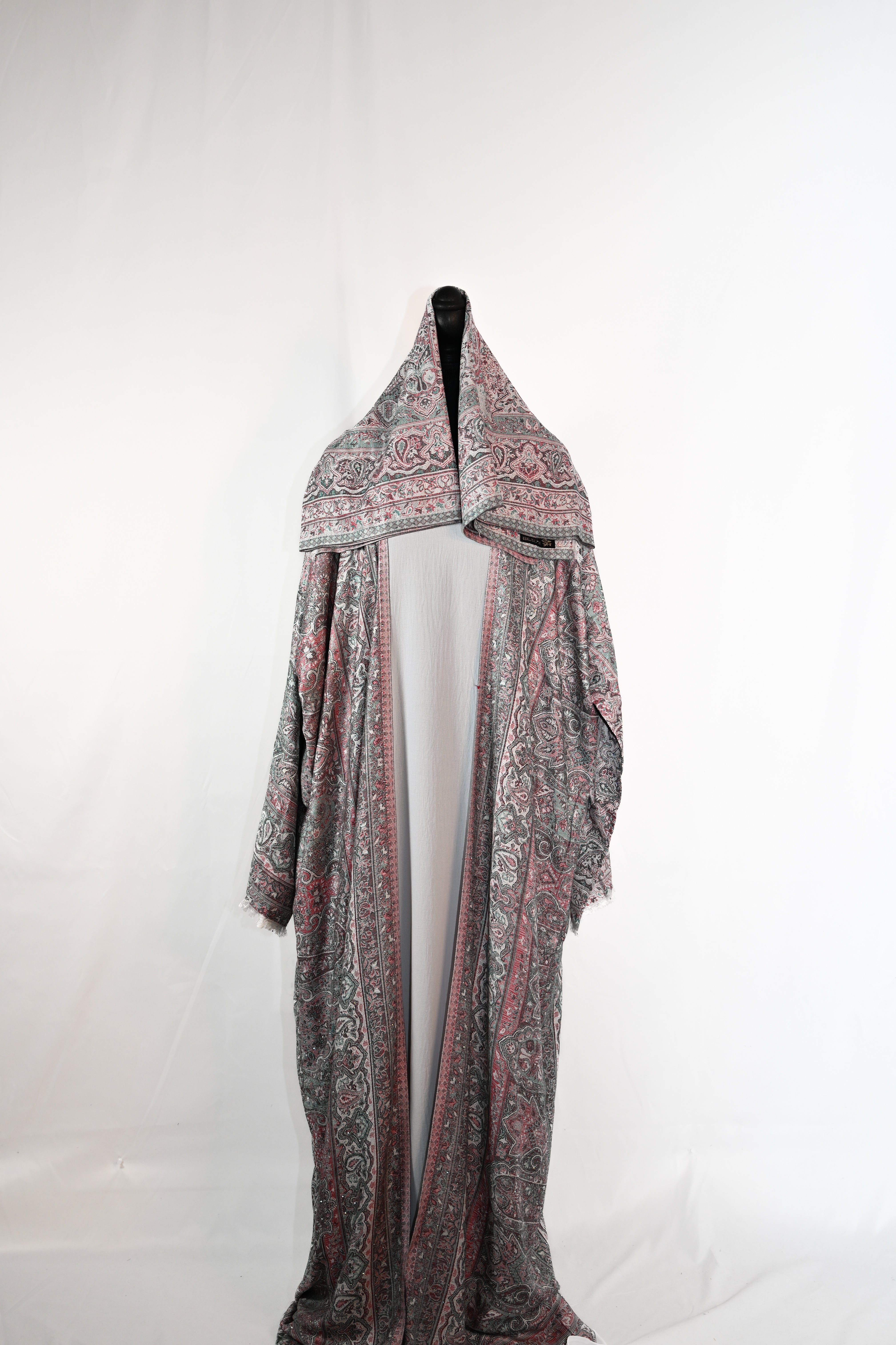 Kashmiri Pashmina Abaya — Stone Collection