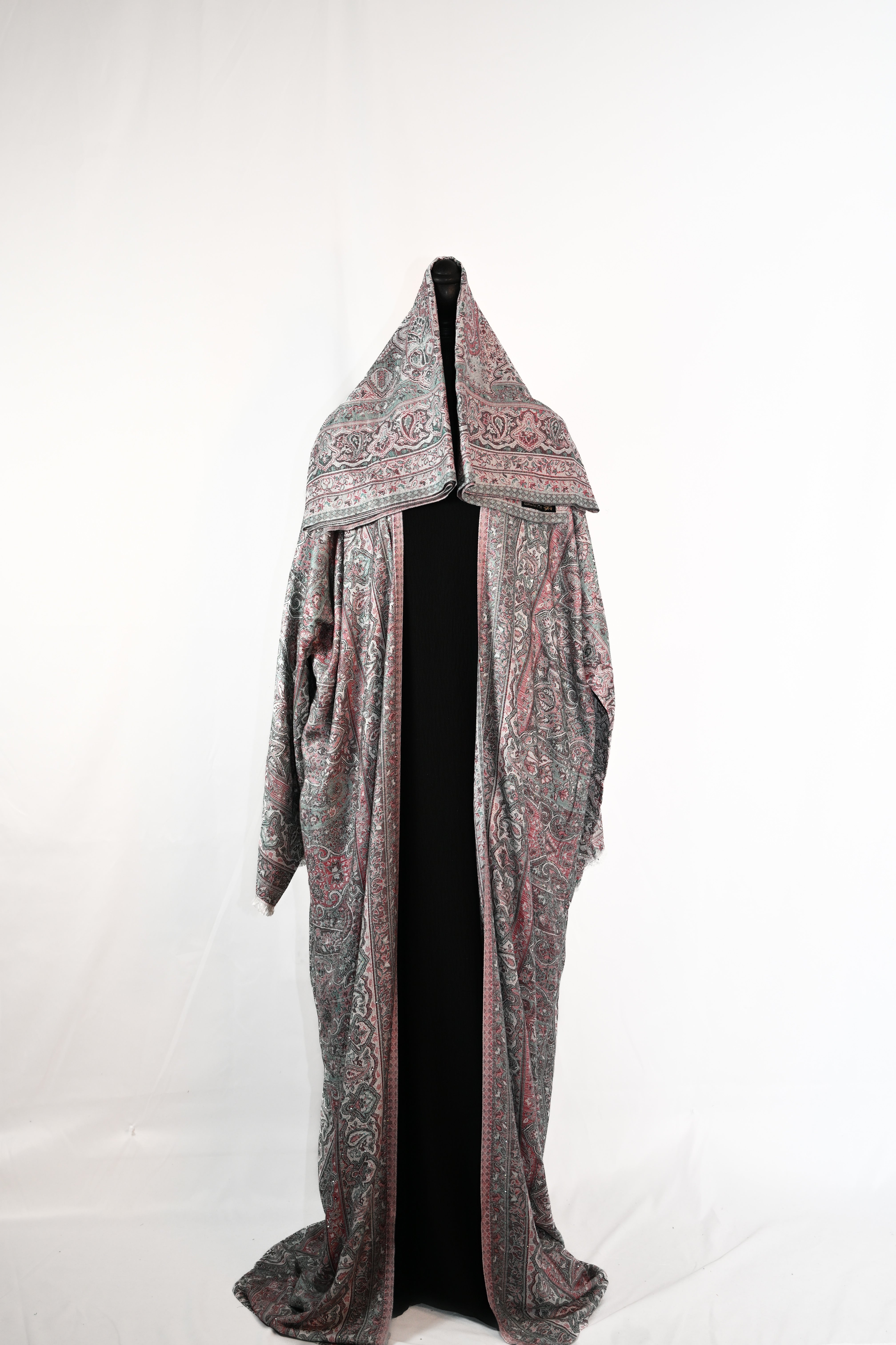 Kashmiri Pashmina Abaya — Stone Collection