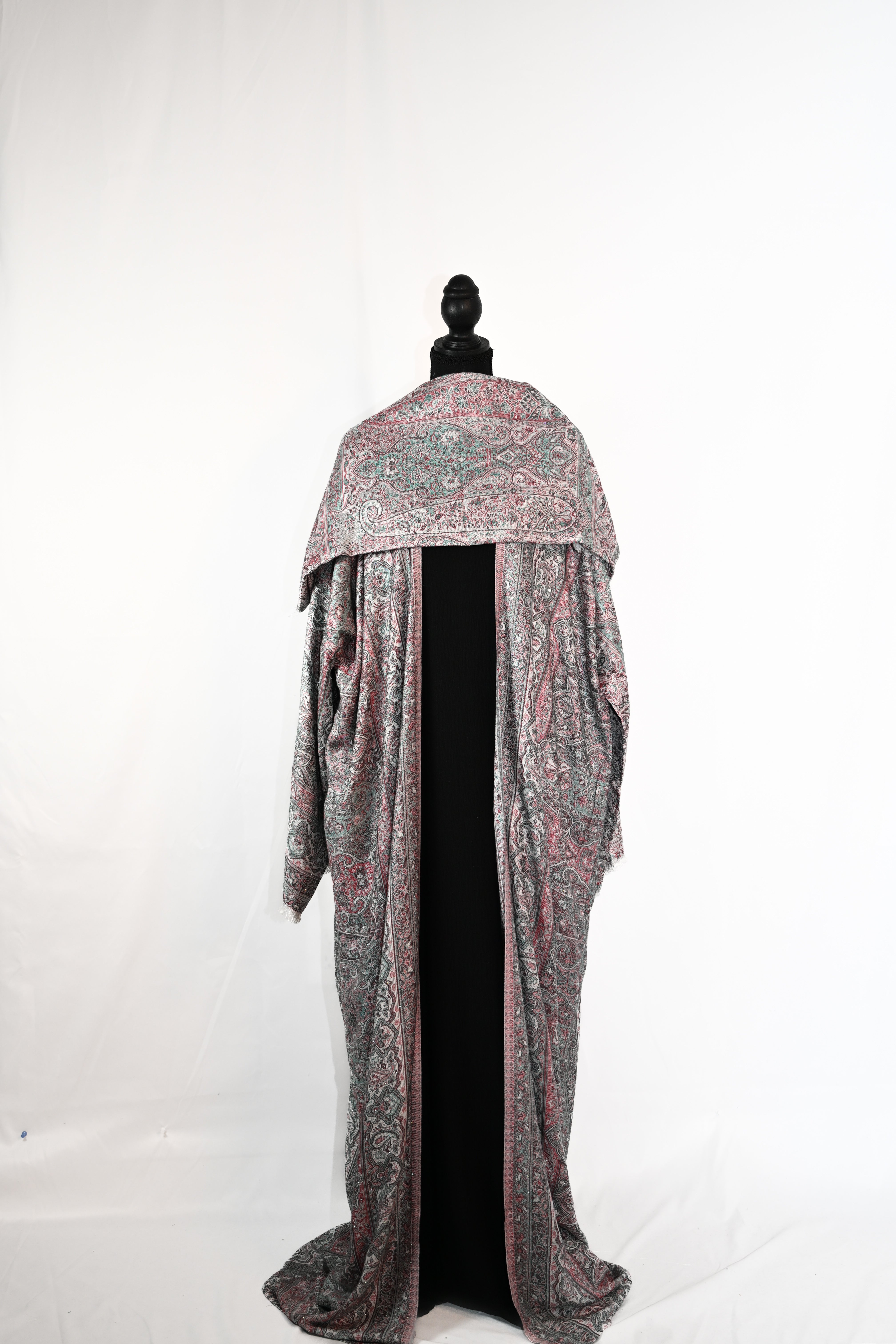 Kashmiri Pashmina Abaya — Stone Collection