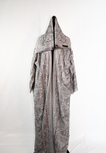 Kashmiri Pashmina Abaya — Stone Collection