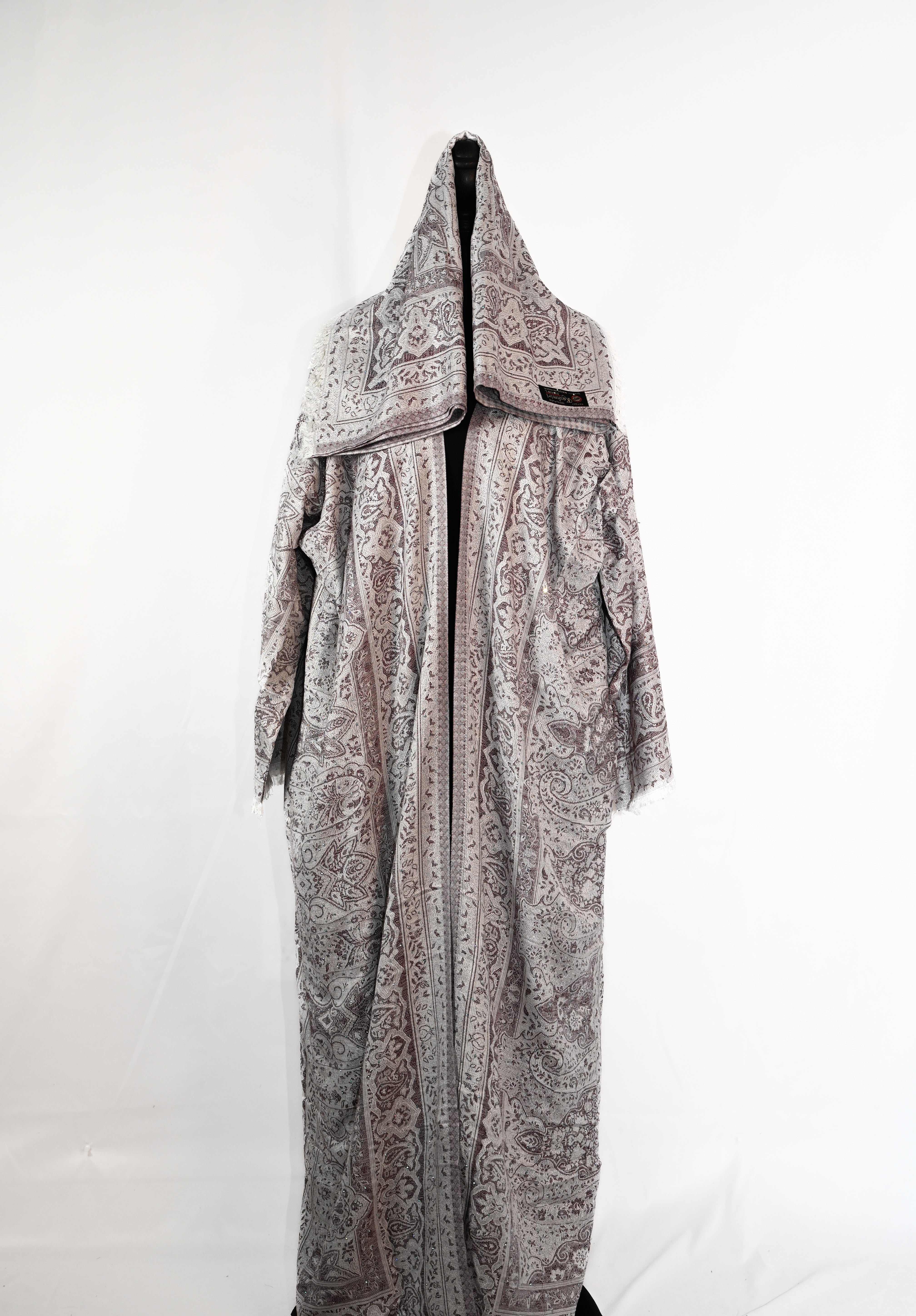 Kashmiri Pashmina Abaya — Stone Collection