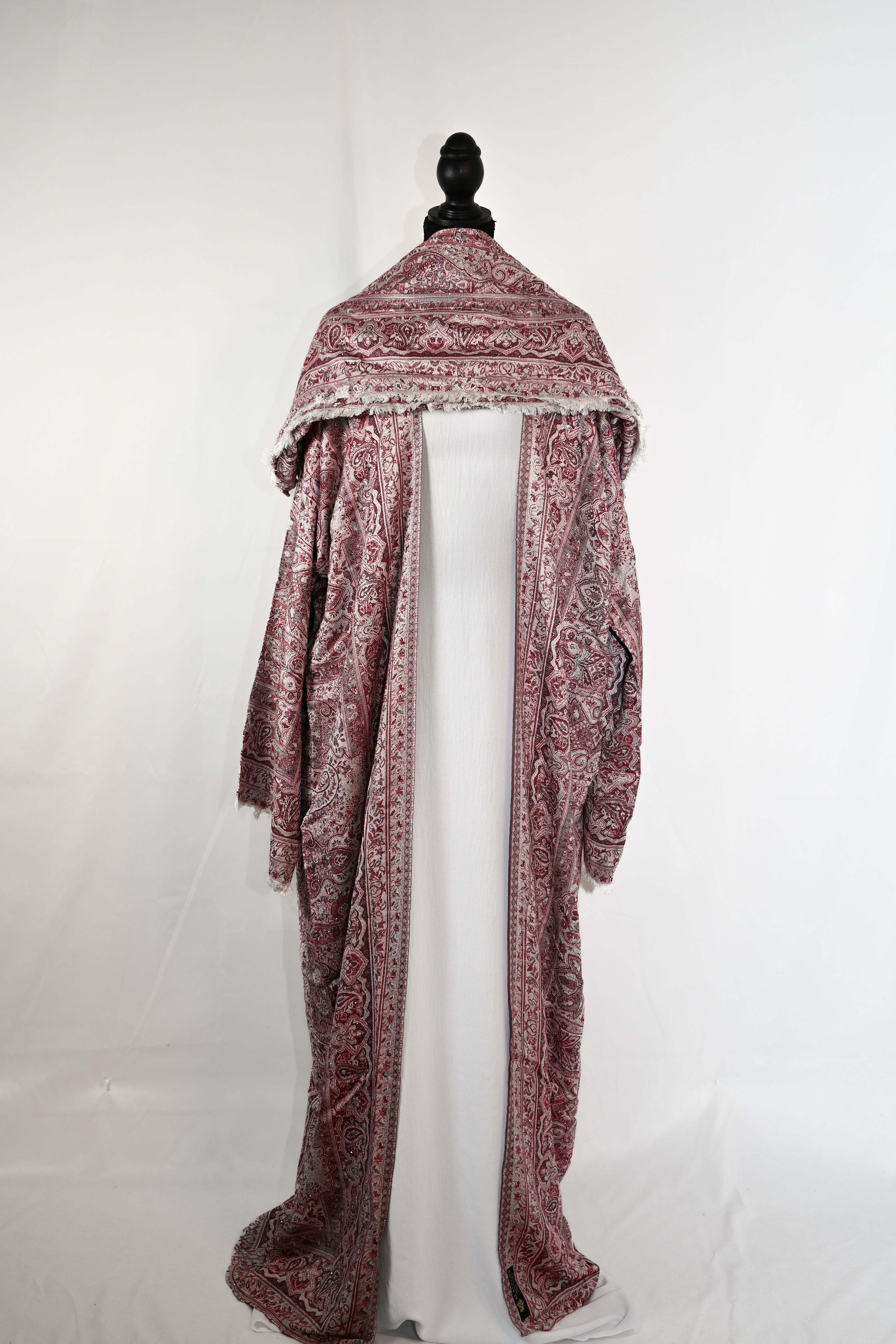 Kashmiri Pashmina Abaya — Stone Collection