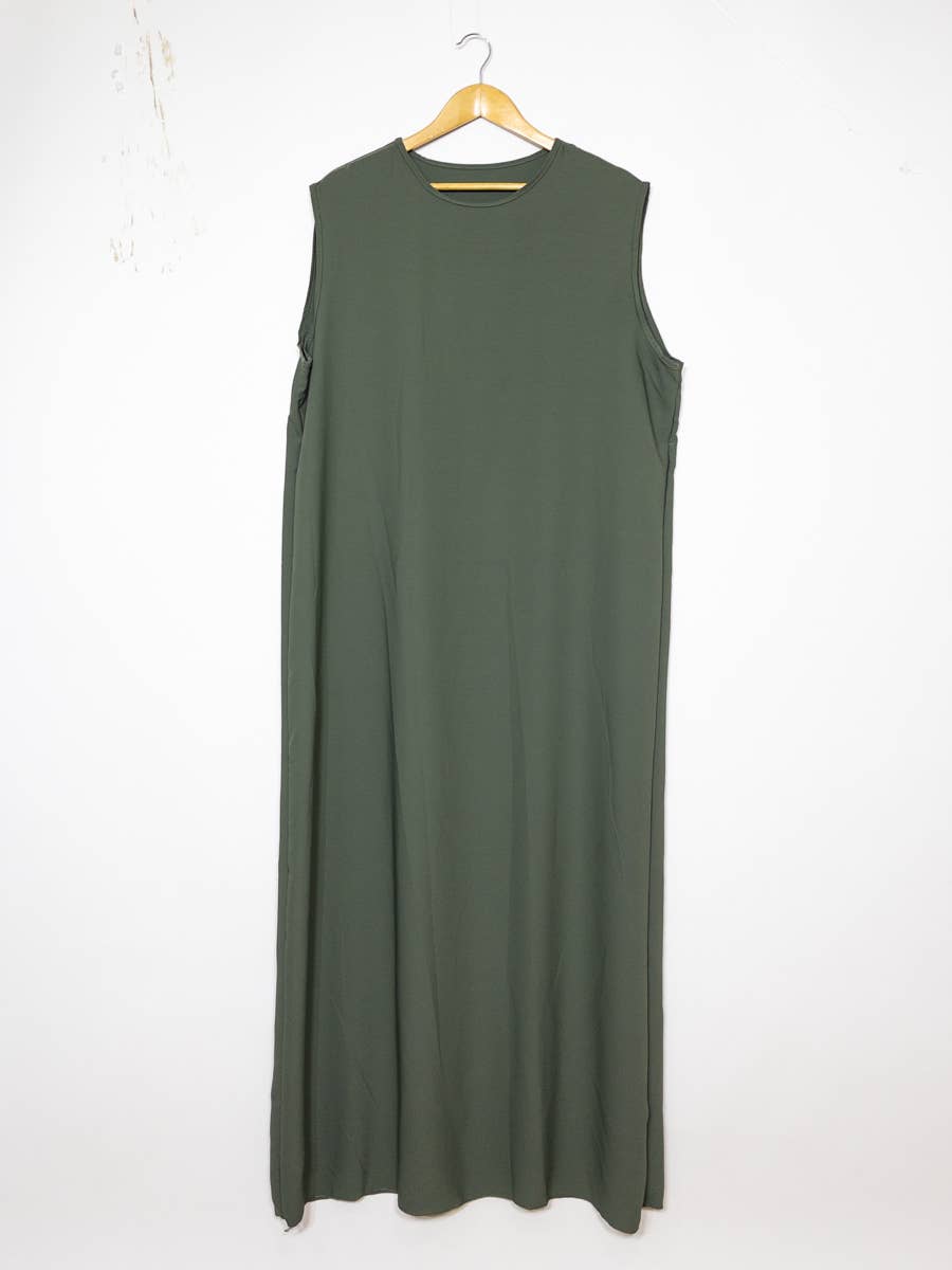 Abaya Inner Slip Dress - Short Sleeve