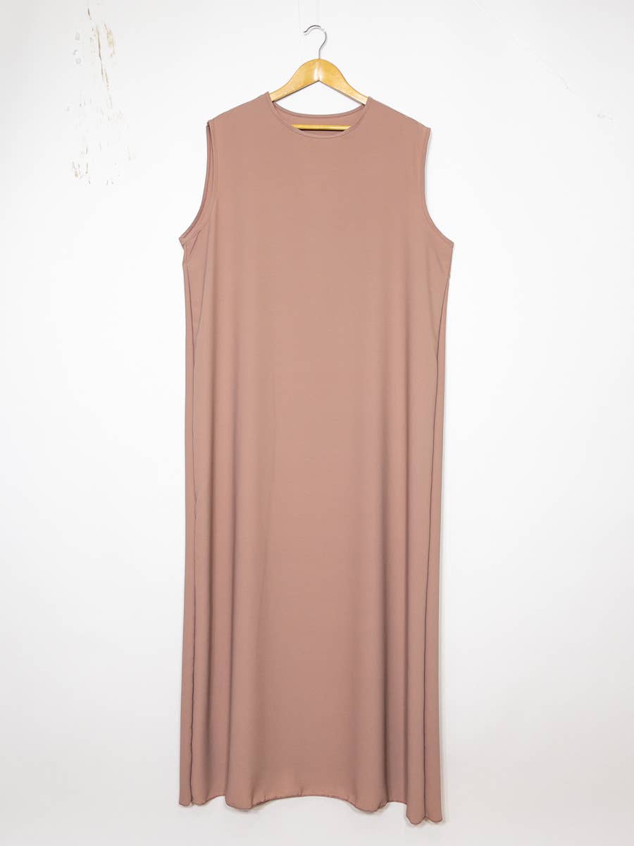 Abaya Inner Slip Dress - Short Sleeve