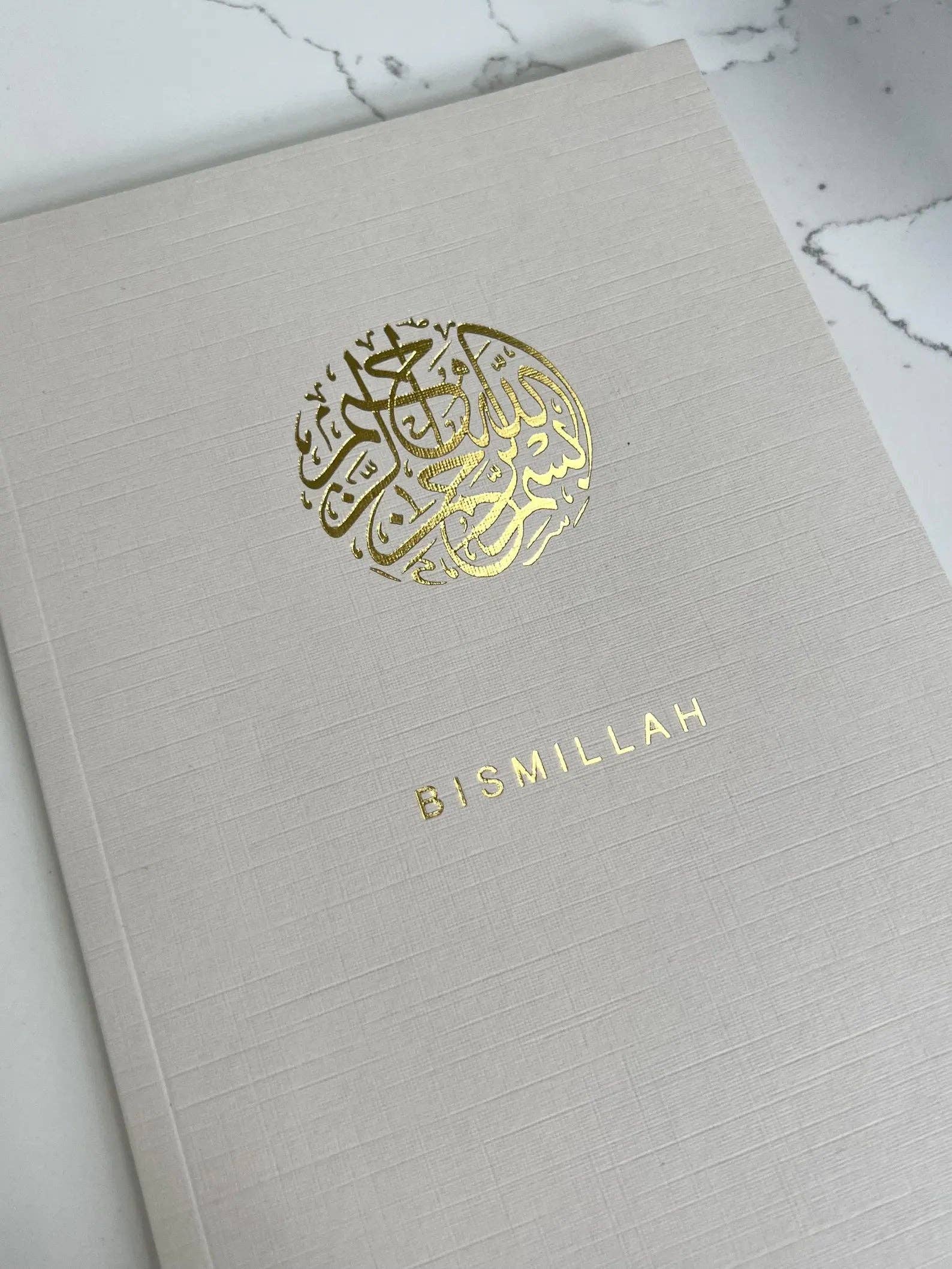 Bismillah Notebook - Luxe Beige